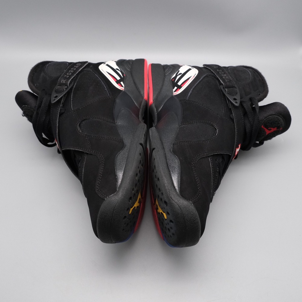 Nike Air Jordan 8 Retro Playoffs Men's Size 10 Sneakers Black/Red 305381-062 - Picture 3 of 16